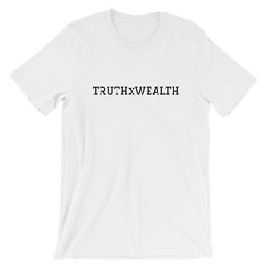 "TRUTHxWEALTH "LOGO TEE