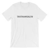 "TRUTHxWEALTH "LOGO TEE